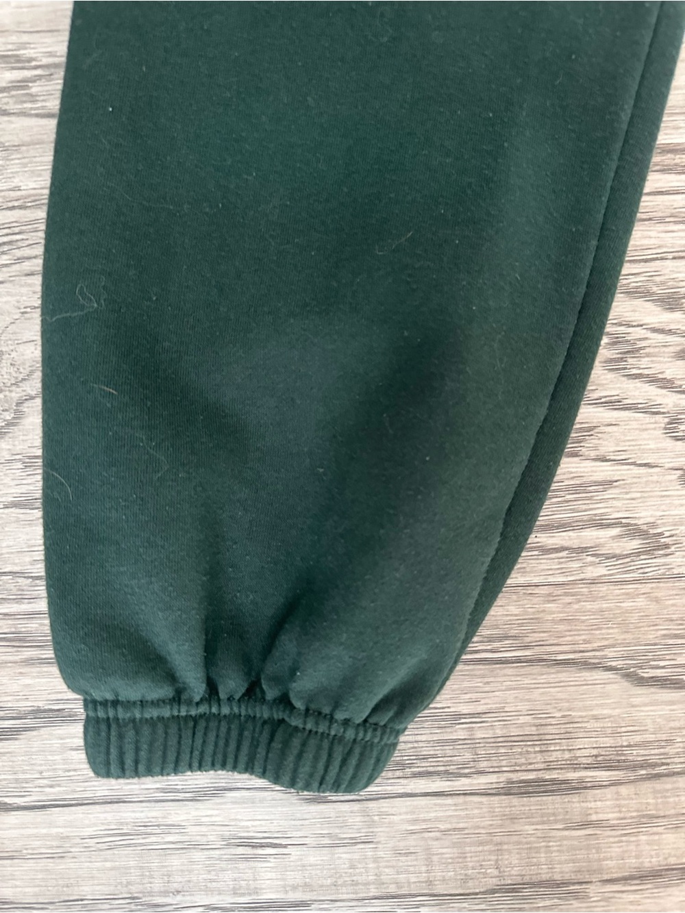 H&M Dark Green Joggers with Elastic Cuff
